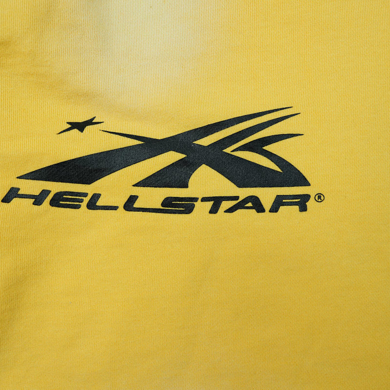 Hellstar Sports Zip-Up Sweatshirtyellow