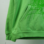 Sp5Der Web Hoodie Slime Green