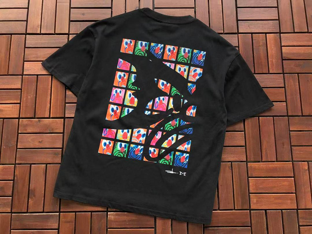 Black Grid Graphic Martine Rose T-Shirt