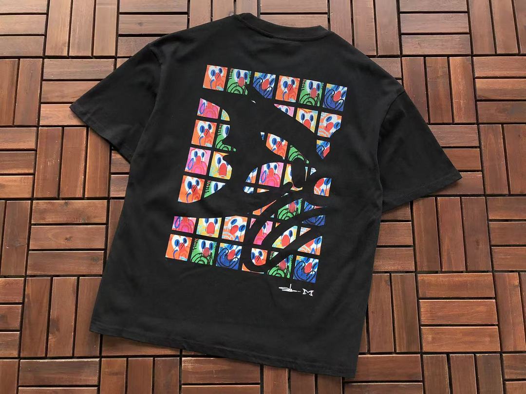 Black Grid Graphic Martine Rose T-Shirt