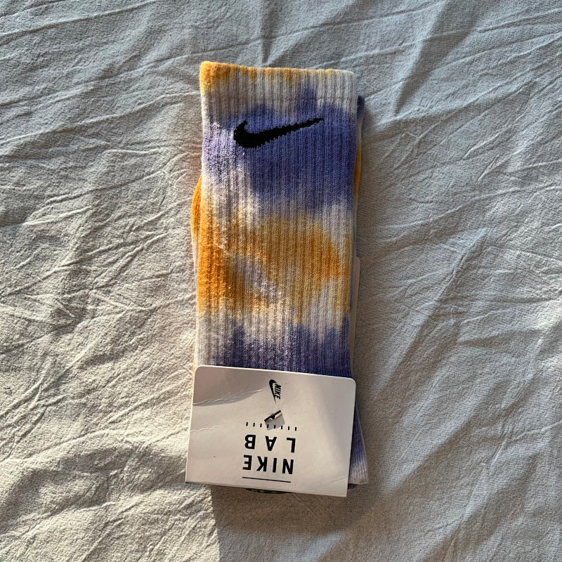 Nike Lab Crew Socks - Yellow/Purple/Pink/Blue