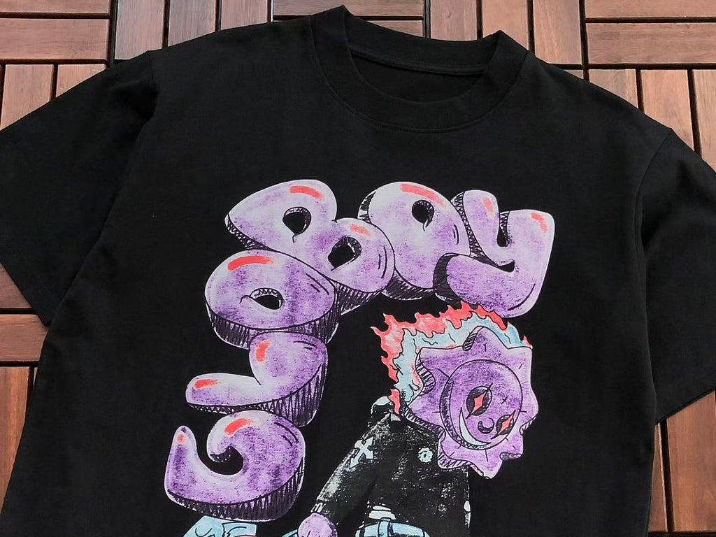 Purple Graphic Vintage T-Shirt