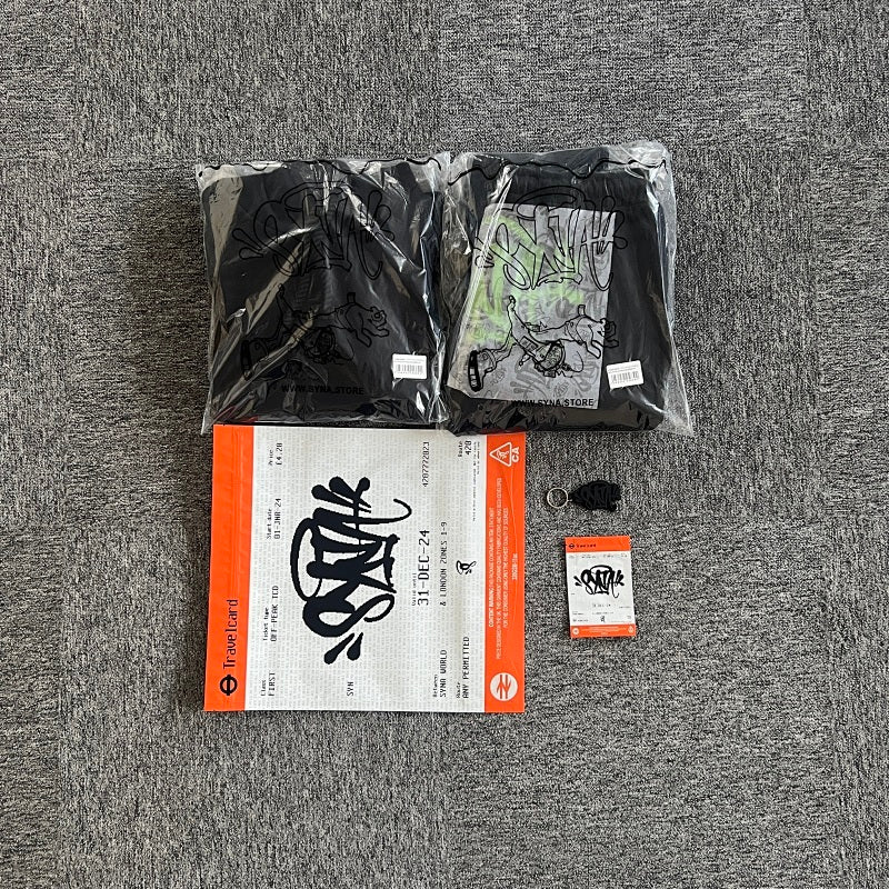 Syna-World Tracksuit - Black-Green