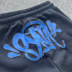 Hoodie Set Black Blue