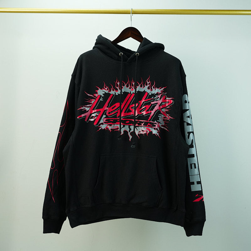 Hellstar Sports Future Flame Hoodie Black