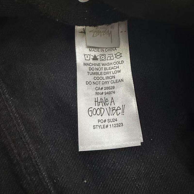 Stussy Denim Shorts - Wash Water Black Label