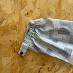 Mertra Patchwork Plaid Jacket - Grey Camo