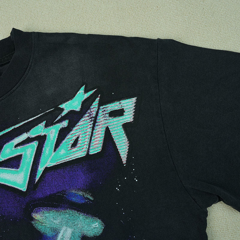 Hellstar Attacks T-Shirt Black