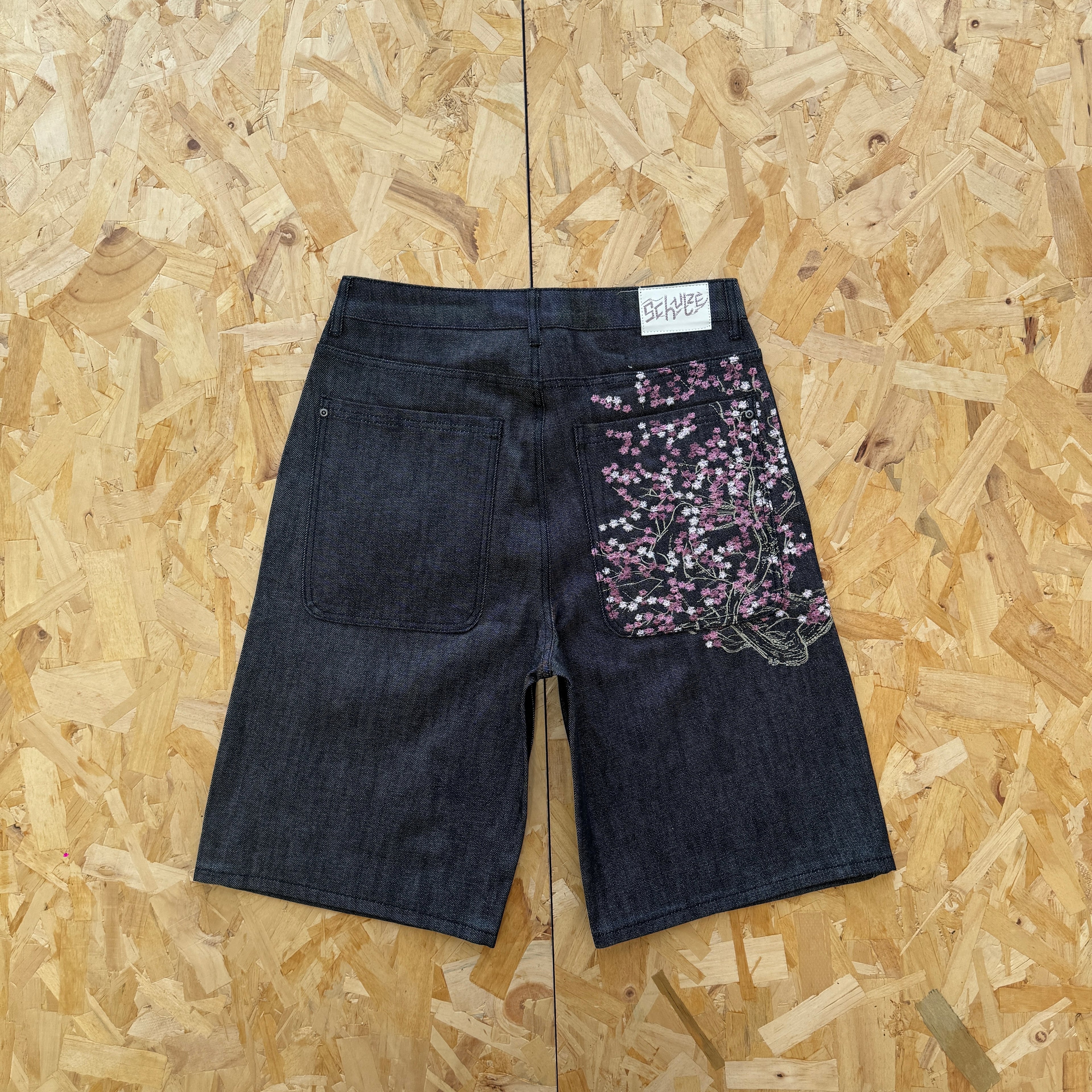Derschutze Blossom Selvedge Shorts - Dark Denim