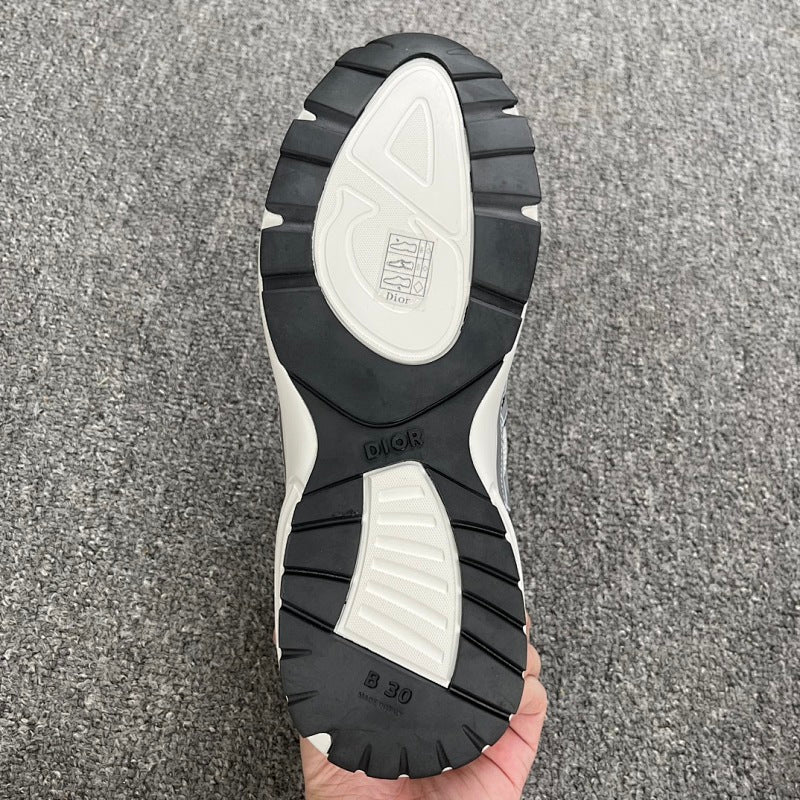 Dior B30 Sneaker — Silver Black