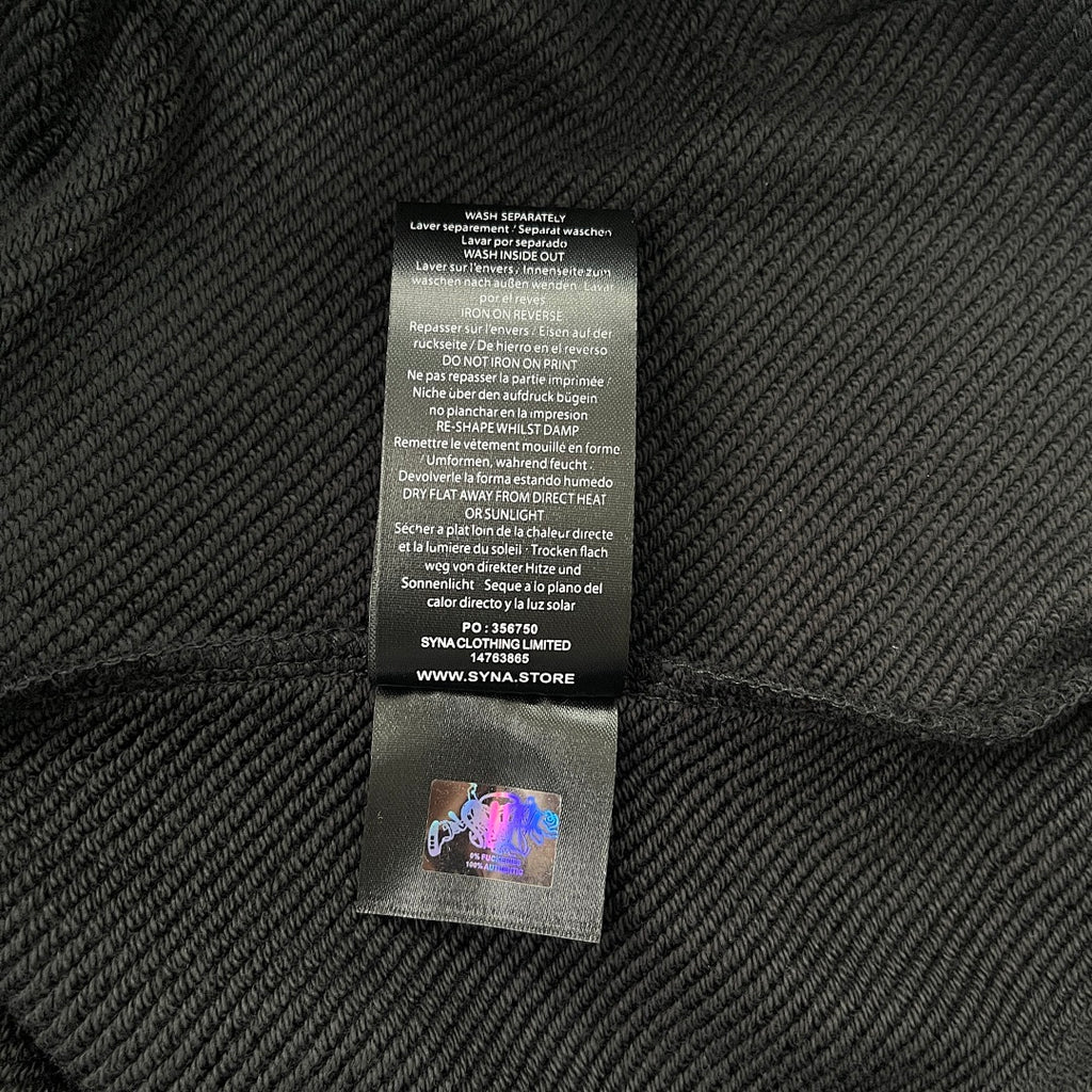 Zip Hoodie Black