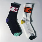 Crew Socks with Letter Print Three Pack