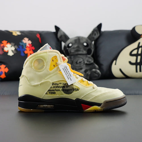 Air Jordan 5 Retro x Off-White Sail