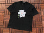 Black Flower Graphic Stussy T-Shirt