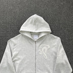 Zip Hoodie White
