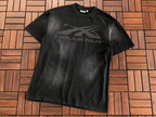 Black Tonal Flame Graphic Hellstar T-Shirt