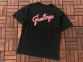 Black Red Script Logo T-Shirt