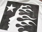 White Pink Logo Hellstar T-Shirt