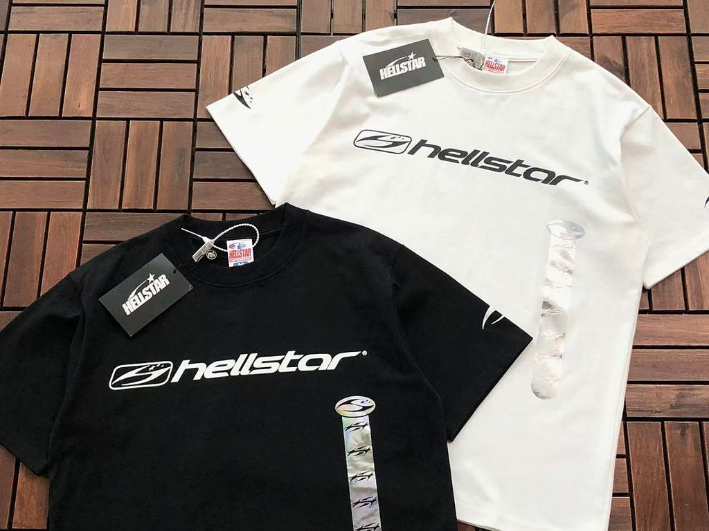 Black White Photo Graphic Hellstar T-Shirt