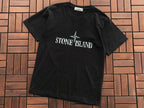 Black Circle Logo Stone Island T-Shirt