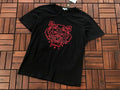Black Red Tiger Graphic Kenzo T-Shirt