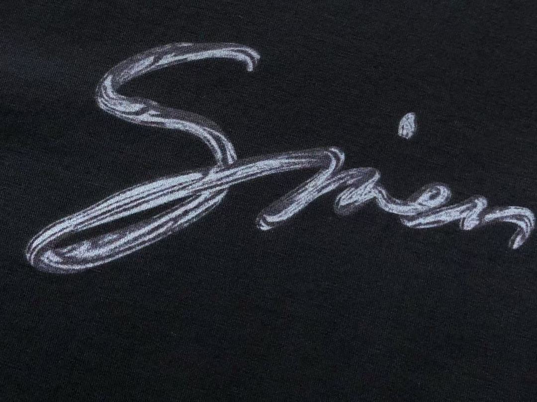 Black Script Logo Givenchy T-Shirt