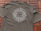 Grey Compass Logo Stone Island T-Shirt