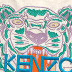 White Green Tiger Graphic Kenzo T-Shirt