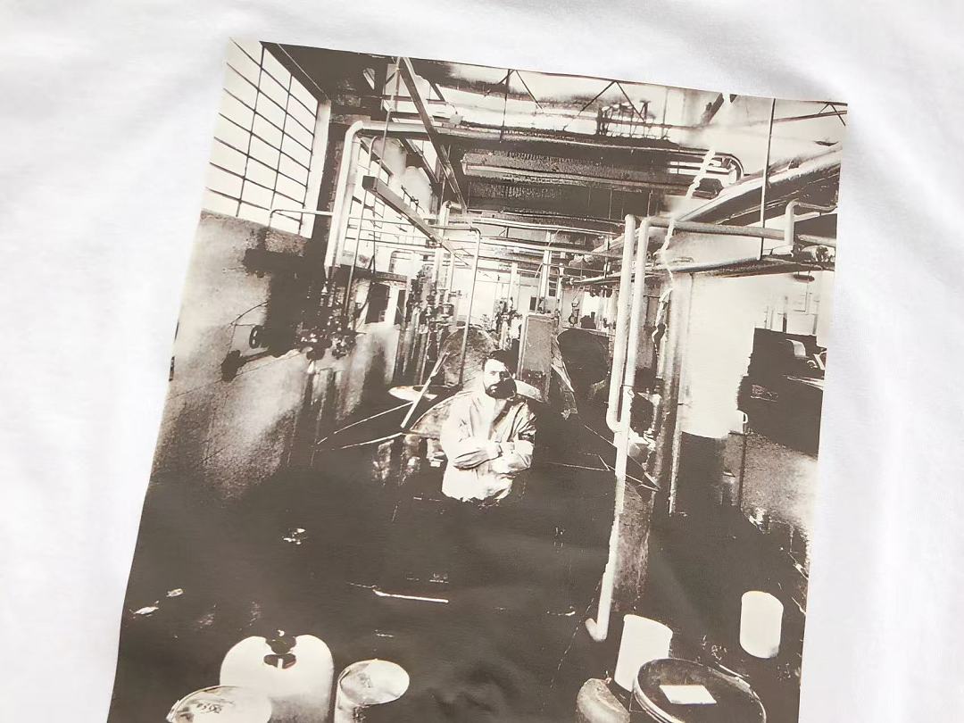 White Photo Graphic Stone Island T-Shirt