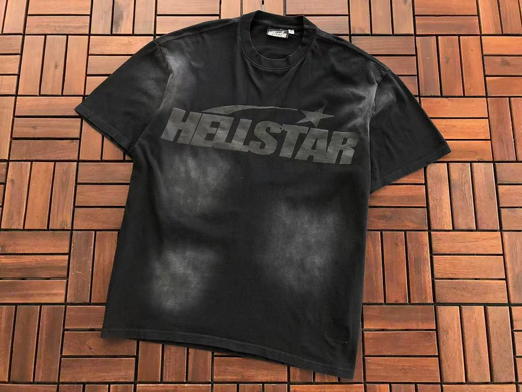 Black Tonal Moon Graphic Hellstar T-Shirt