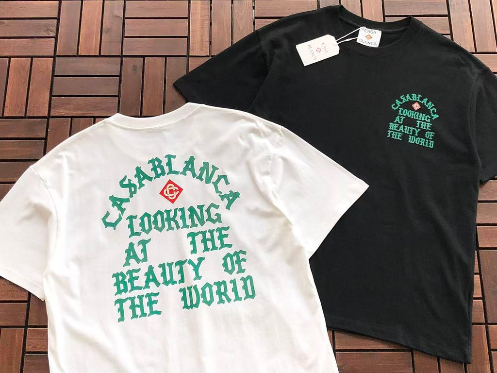 Black White Back Graphic Casablanca T-Shirt