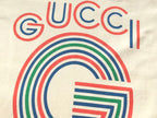 Cream Rainbow Logo Gucci T-Shirt