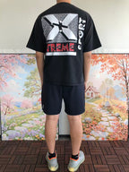 Black White Landscape Graphic Vintage T-Shirt