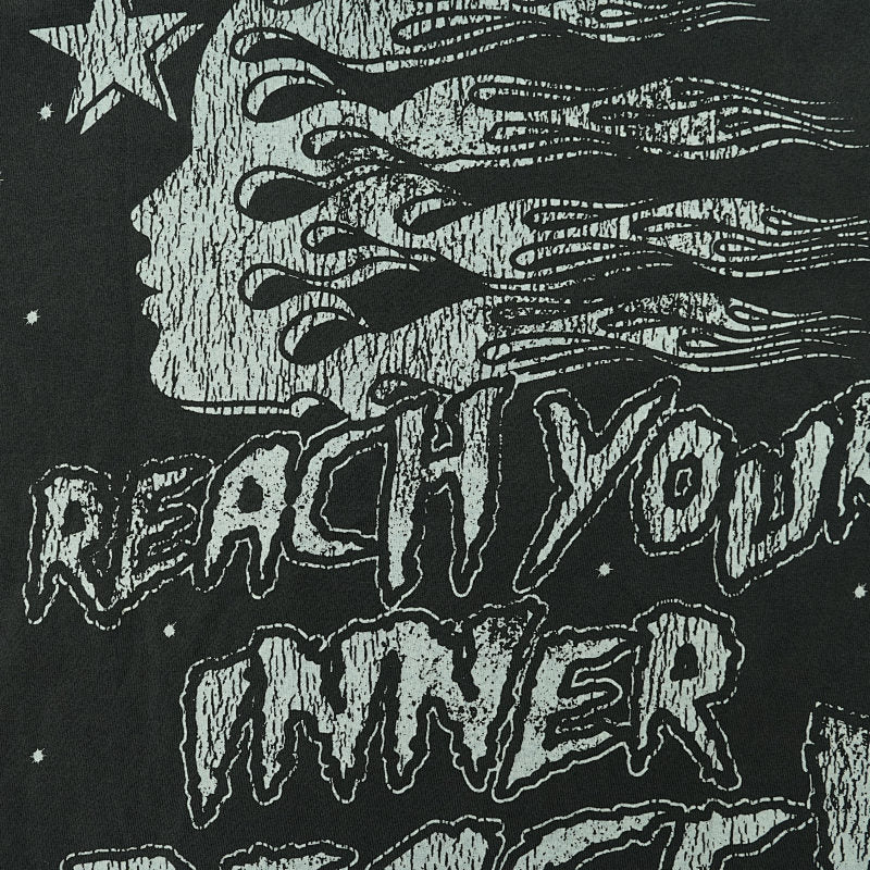 Hellstar Studios Inner Peace Short Sleeve Tee Shirt Black