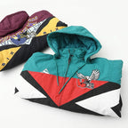 Supreme Football Graphic Colorblock Hooded Windbreaker