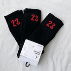 Jordan Essential Crew Socks - Black/White/Red