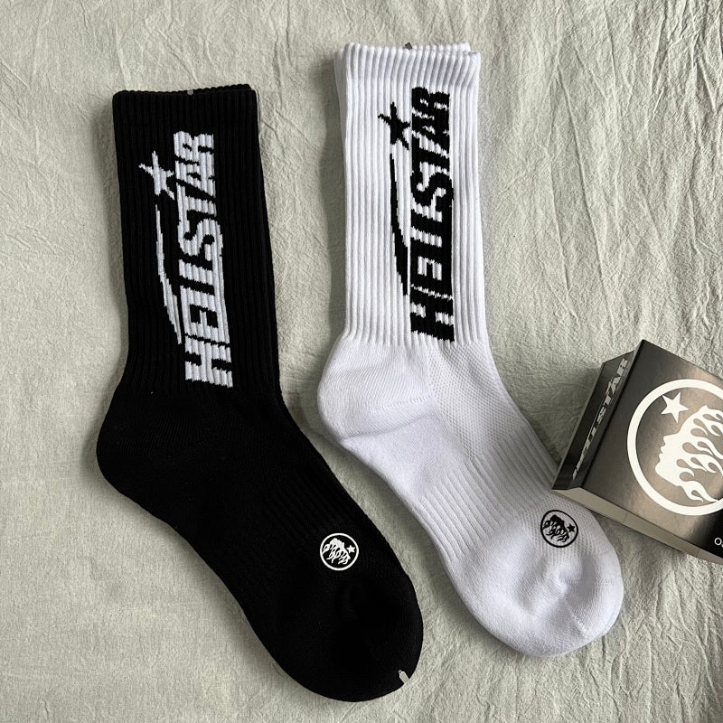 Premium Socks - Black/White