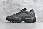 Black and Bronze Air Cushion Athletic Sneaker