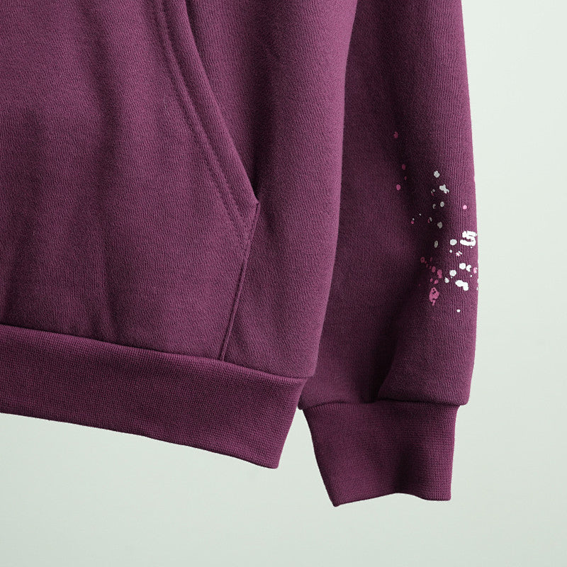 Sp5Der Nocturnal Highway Hoodie Dark Purple