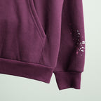 Sp5Der Nocturnal Highway Hoodie Dark Purple