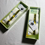 Off-White Crew Socks - White/Black/Yellow