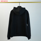 Sp5Der Rhinestone Logo Hoodie Black