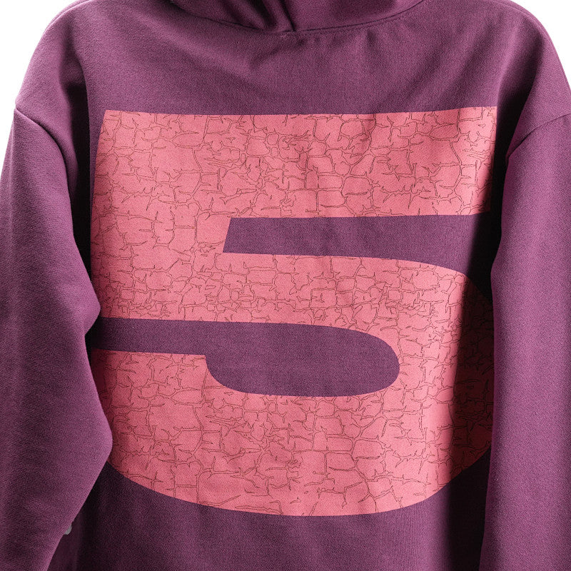 Sp5Der Nocturnal Highway Hoodie Dark Purple