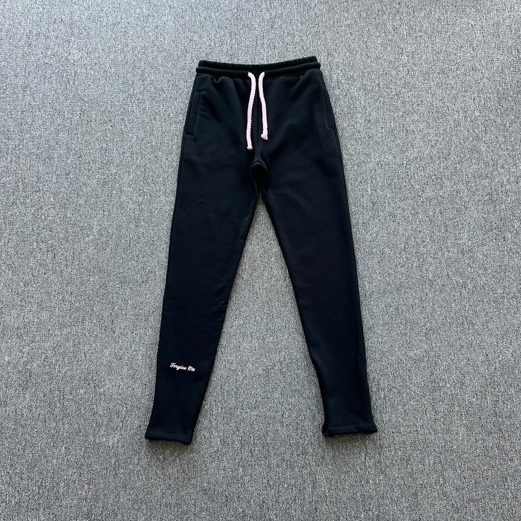 Hoodie Set Black Pink