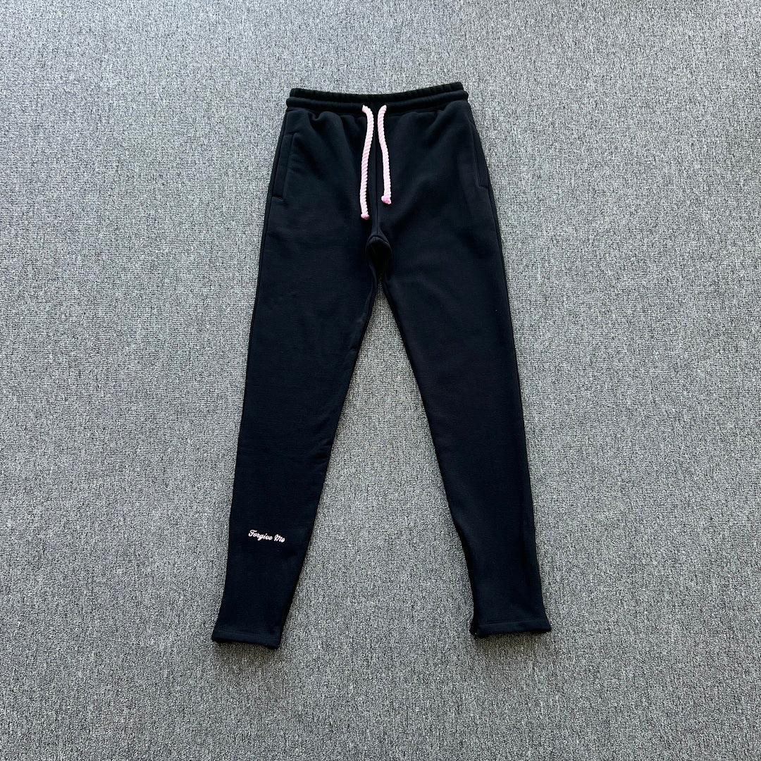 Hoodie Set Black Pink