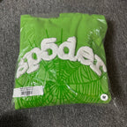 Sp5Der Web Hoodie Slime Green