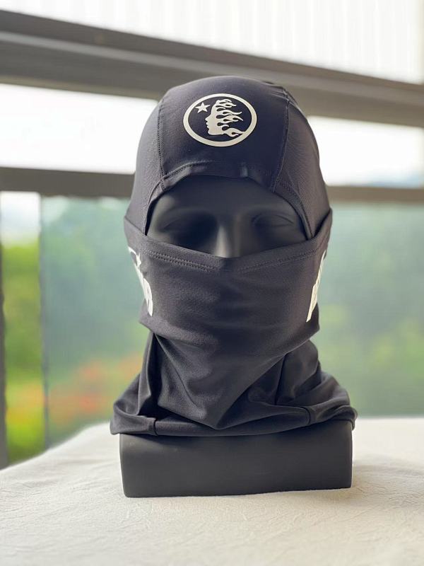 Full Face Ninja Balaclava Ski Mask with Logo Print