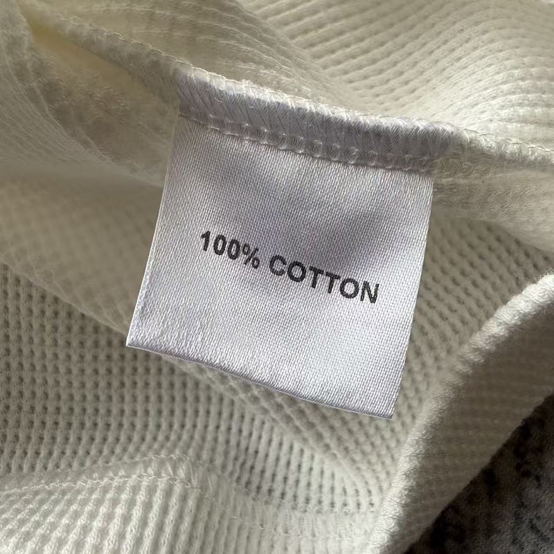Unknown Brand Raglan Long Sleeve Thermal Shirt - White/Green Plaid