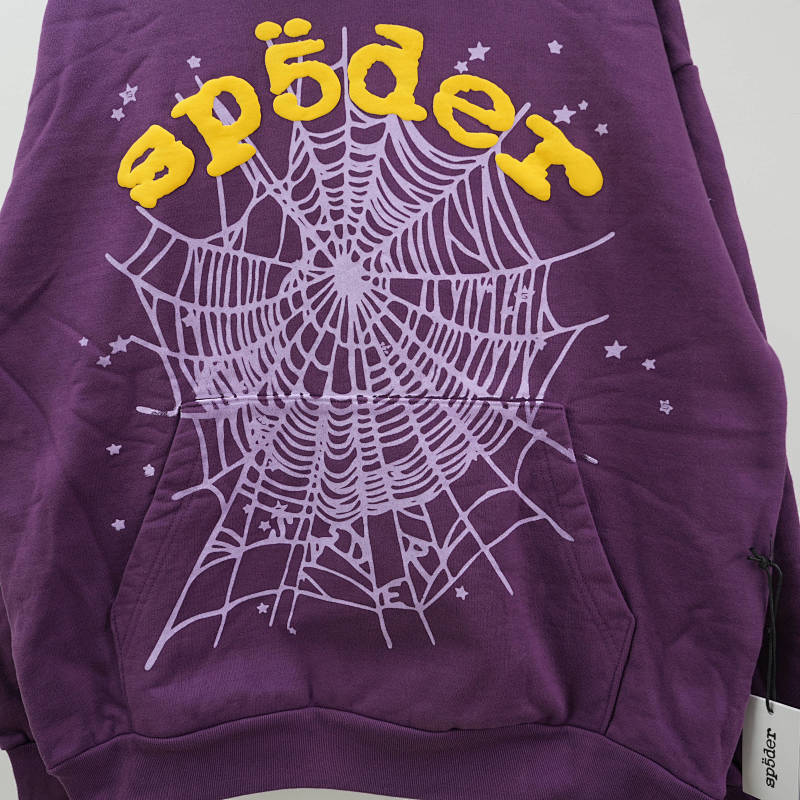 Sp5Der Star Og Web V2 Hoodie Purple