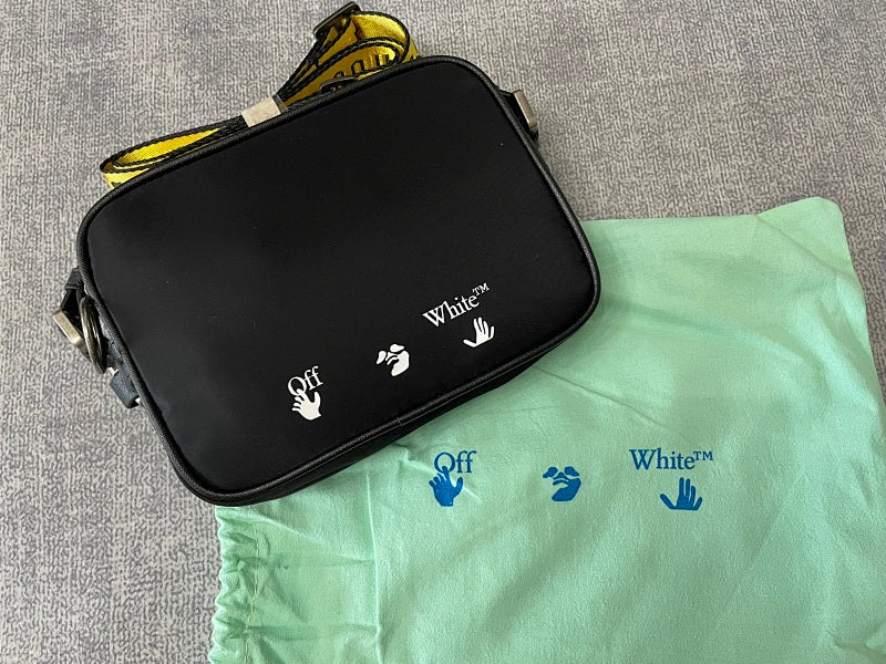 Off-White Crossbody Bag - Black/Yellow